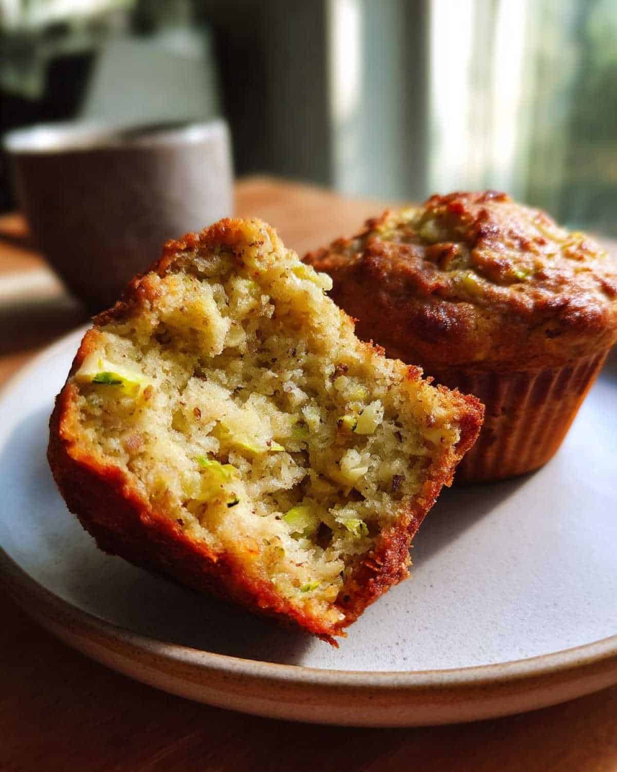Healthy Apple Zucchini Muffins - detail 3