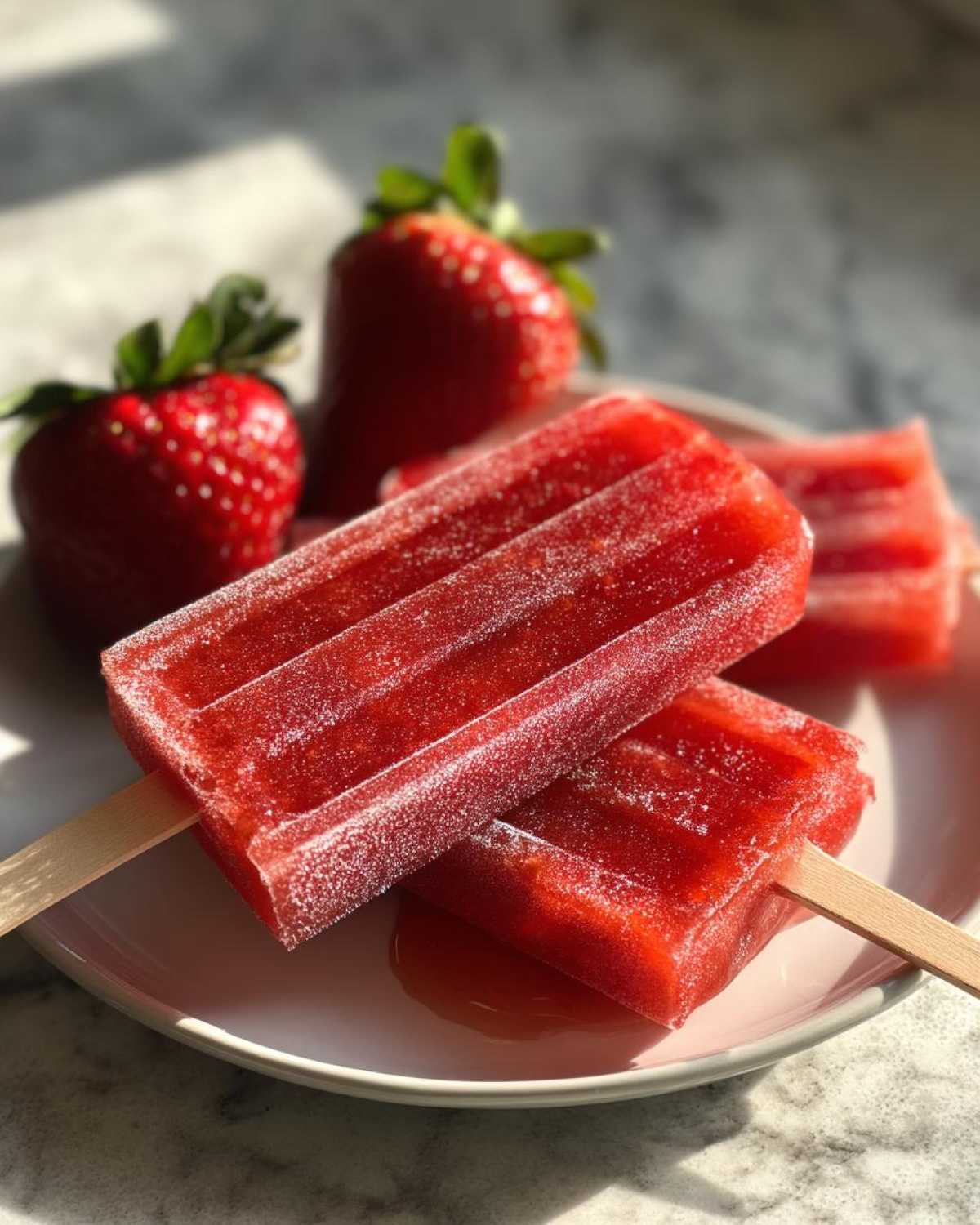 Homemade Fruit Popsicles (Strawberry, Mango, Mixed Berry) - detail 2