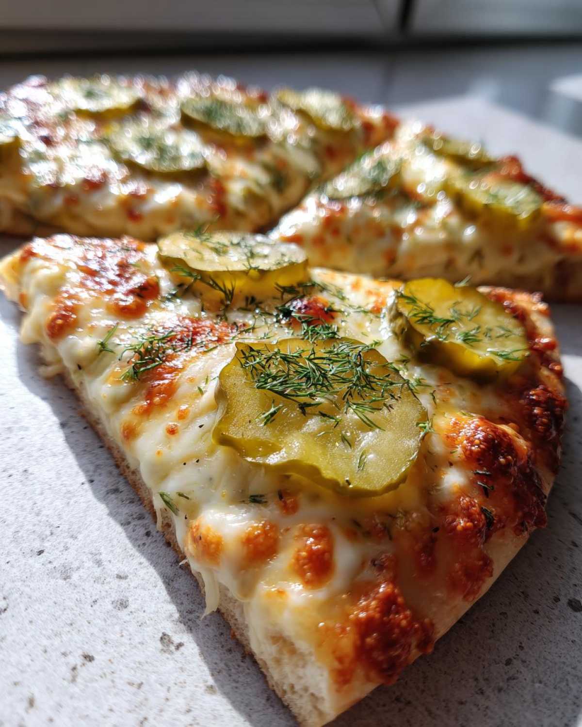 Dill Pickle Pizza - detail 3