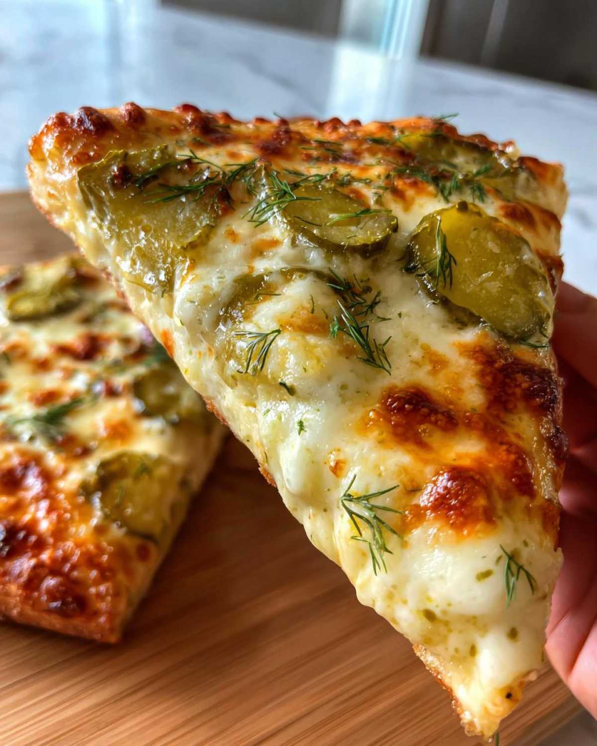 Dill Pickle Pizza - detail 4