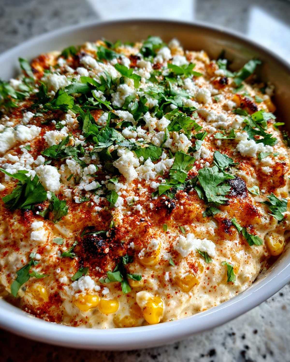 Mexican street corn dip - detail 1