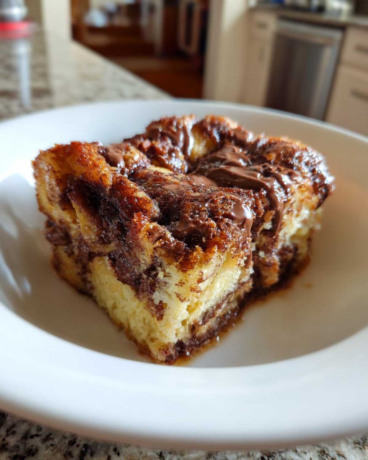 Chocolate Babka Bread Pudding - detail 3