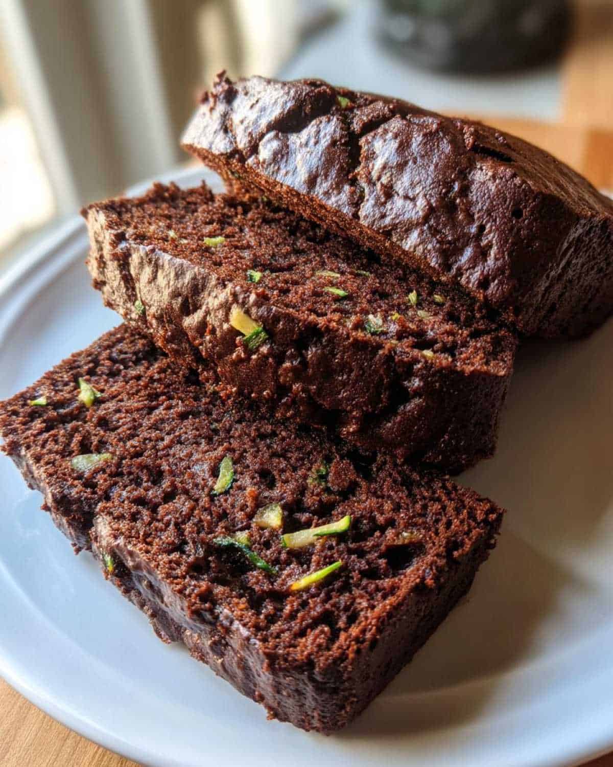 Healthy Chocolate Zucchini Bread (Low Sugar) - detail 2