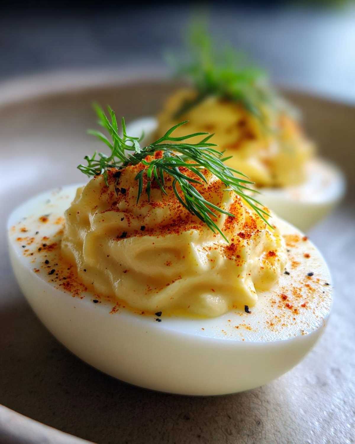 Fancy deviled eggs - detail 2