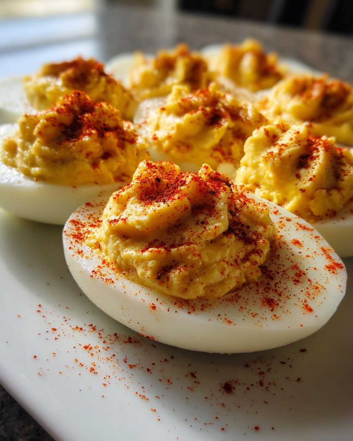 Holiday deviled eggs - detail 3