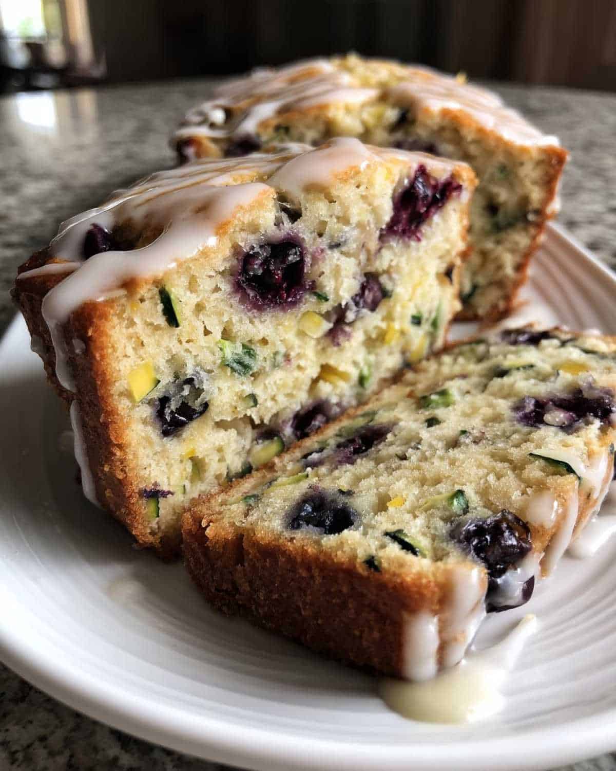 Lemon Blueberry Zucchini Bread - detail 1