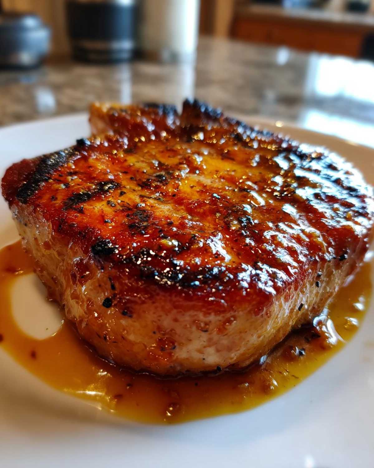 Apple Cider Glazed Pork Chops - detail 3