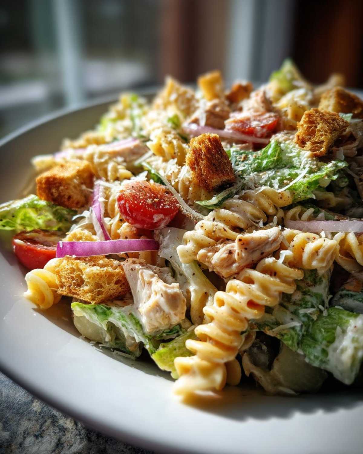 Chicken Caesar Pasta Salad - detail 3