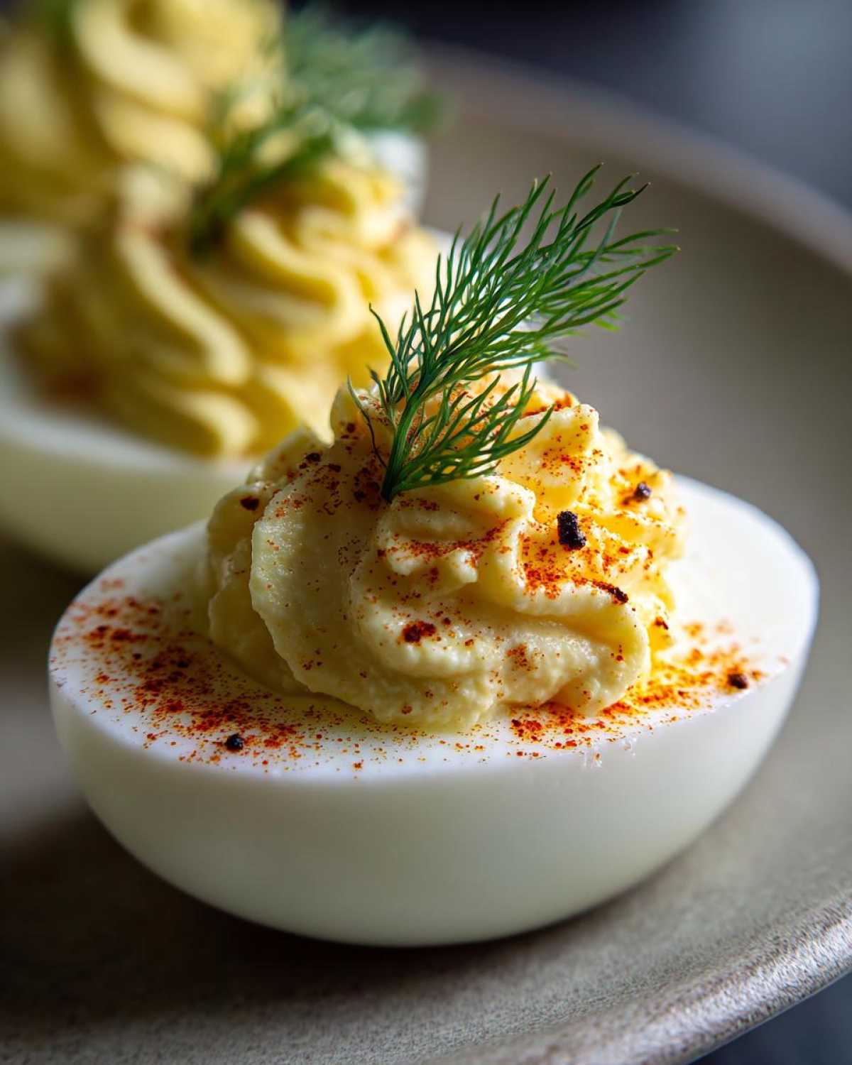 Fancy deviled eggs - detail 3