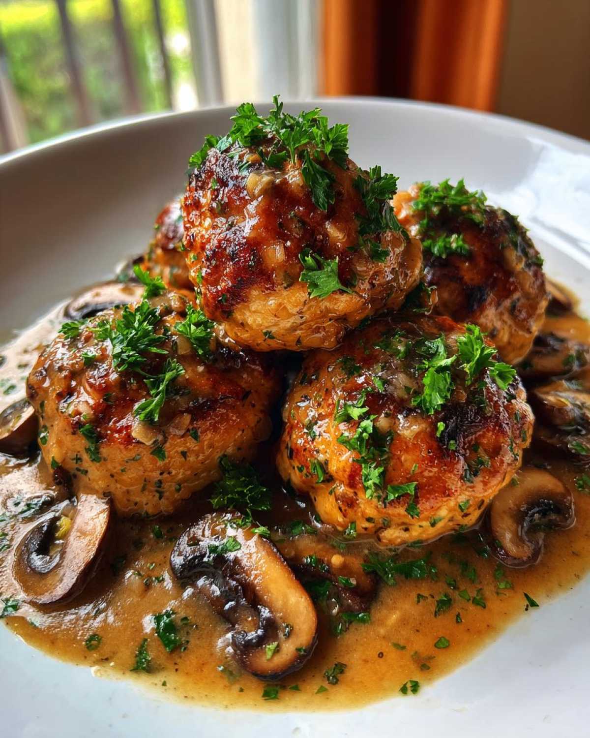 Chicken Marsala Meatballs - detail 1