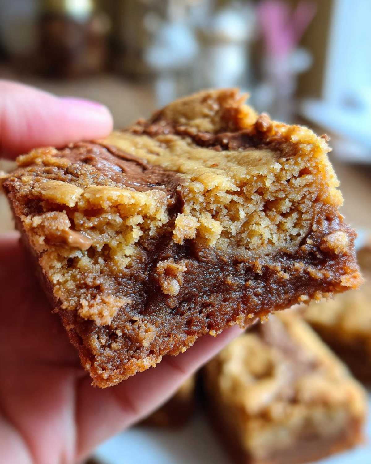 Cookie Butter Blondies - detail 2