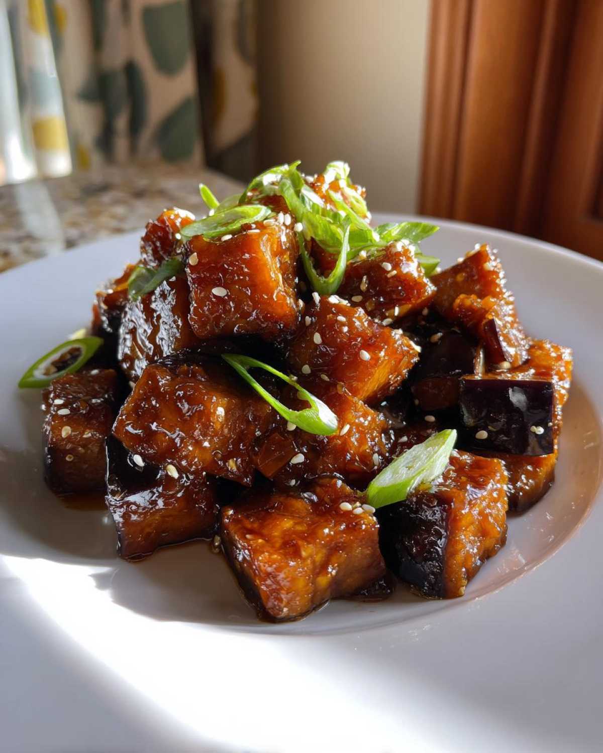 Miso Glazed Eggplant - detail 2