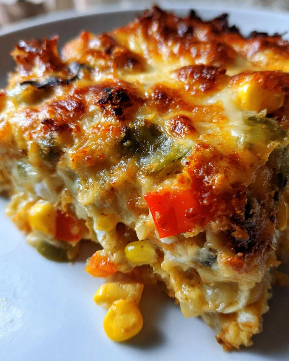 Mexican squash casserole - detail 1