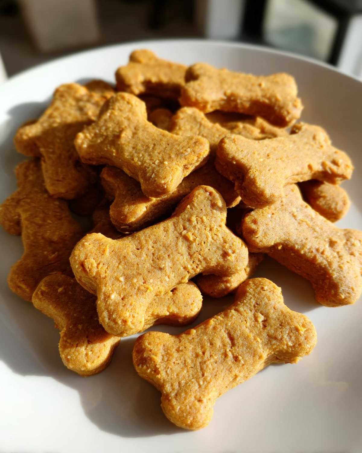 Homemade Peanut Butter Pumpkin Dog Treats - detail 2