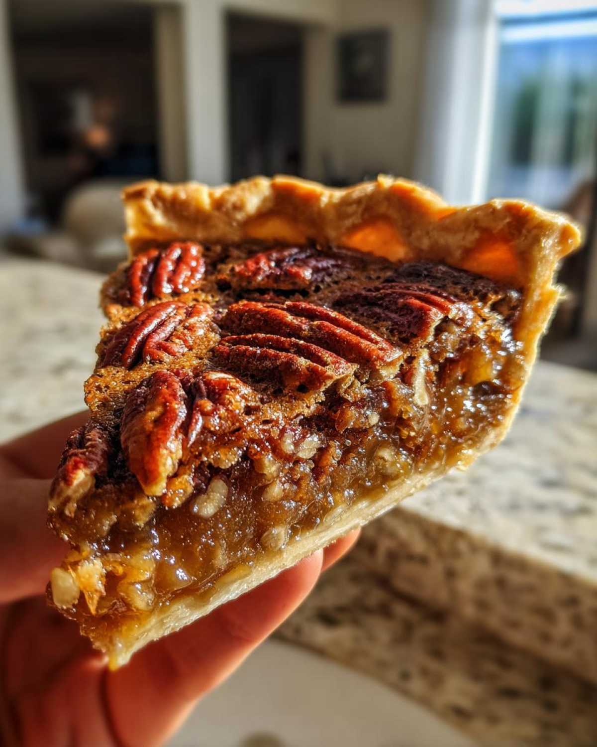 Brown Butter Bourbon Pecan Pie - detail 2