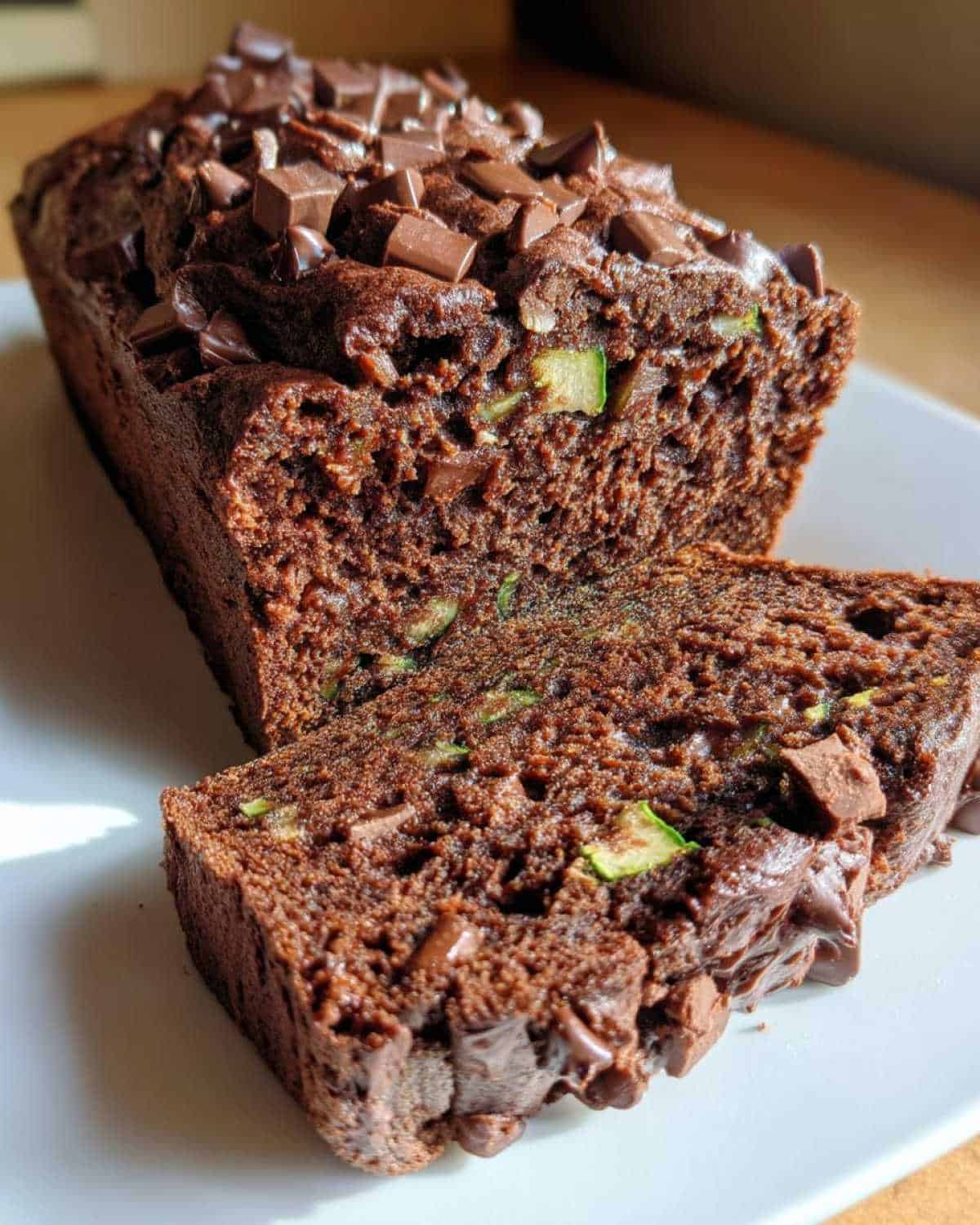 Triple Chocolate Zucchini Bread - detail 3