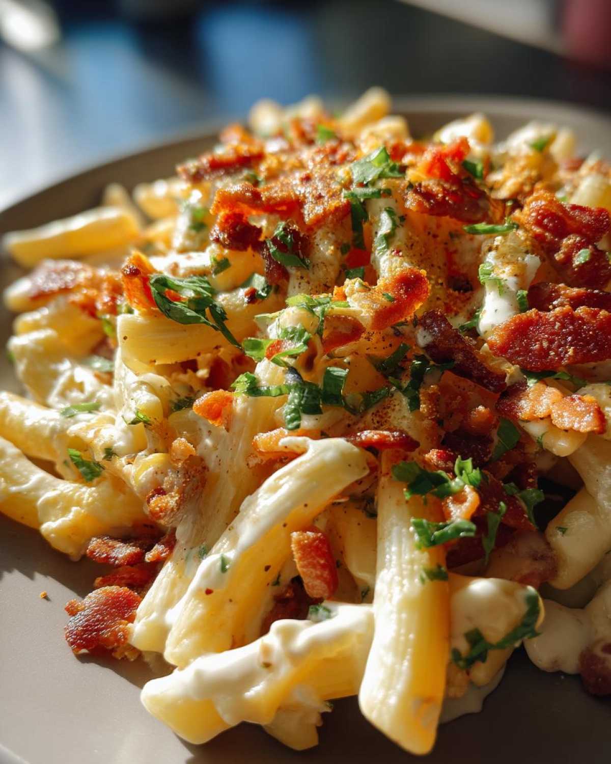 Bacon Ranch Pasta Memorial Day Salad - detail 2