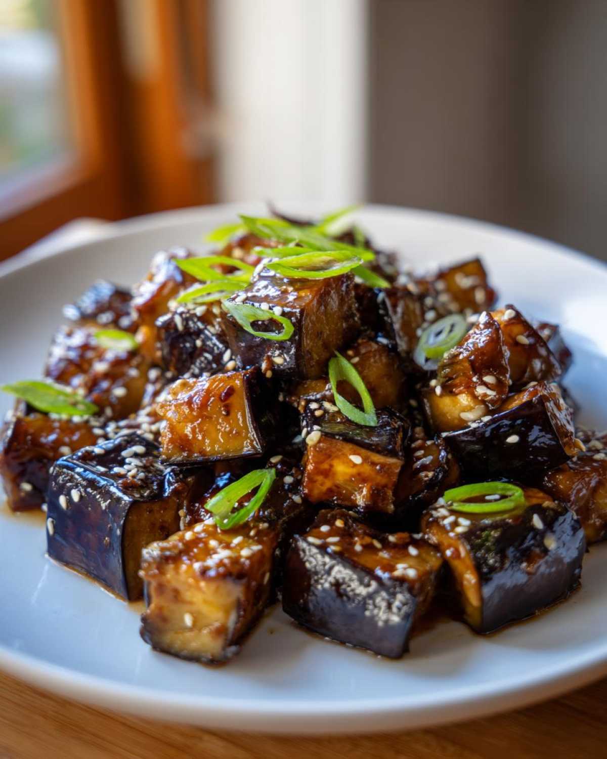 Miso Glazed Eggplant - detail 1