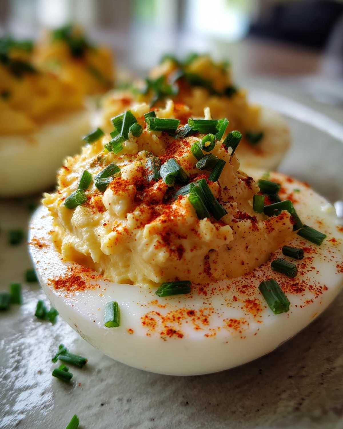 Bite-sized deviled eggs - detail 1