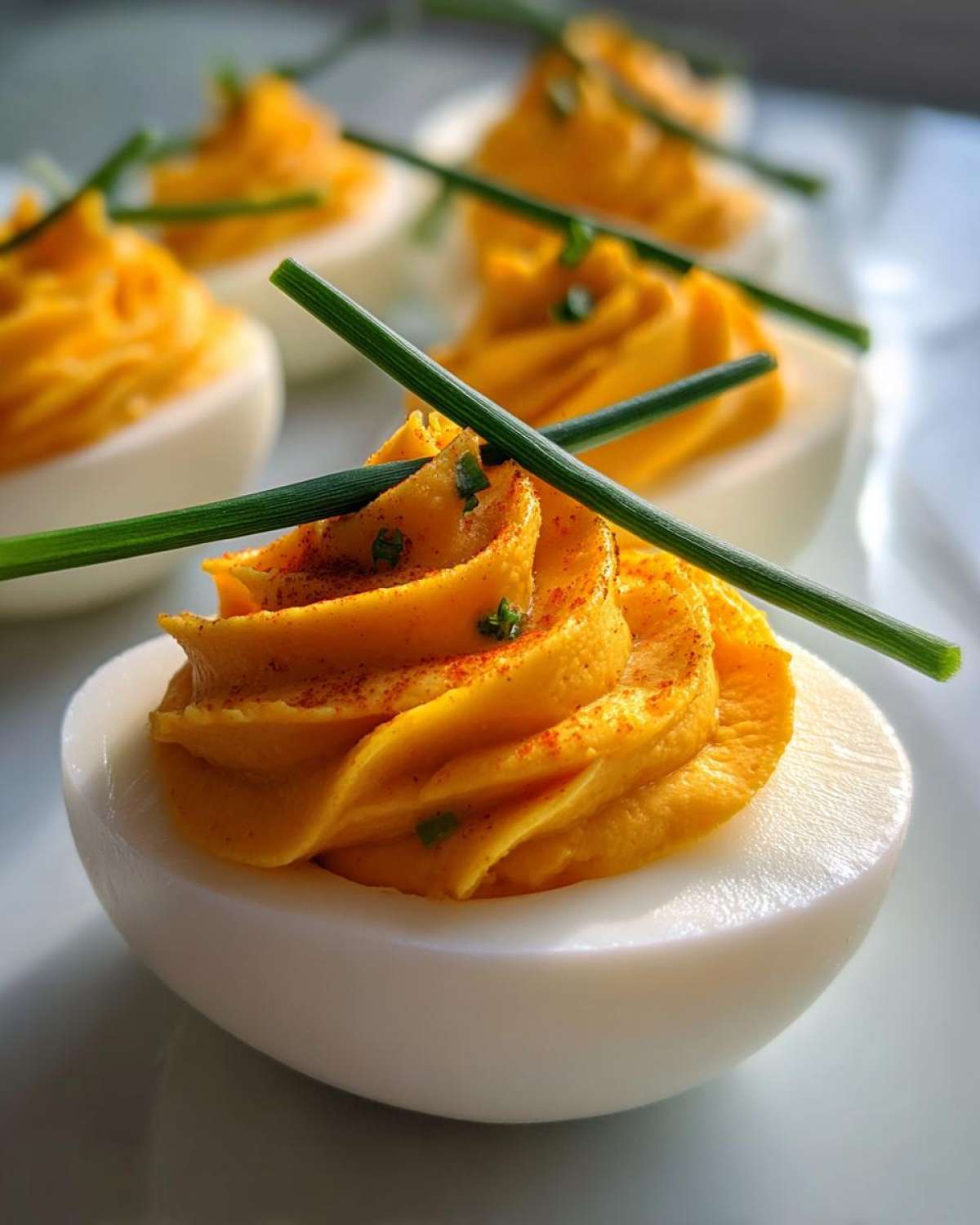 Pumpkin Deviled Eggs - detail 4