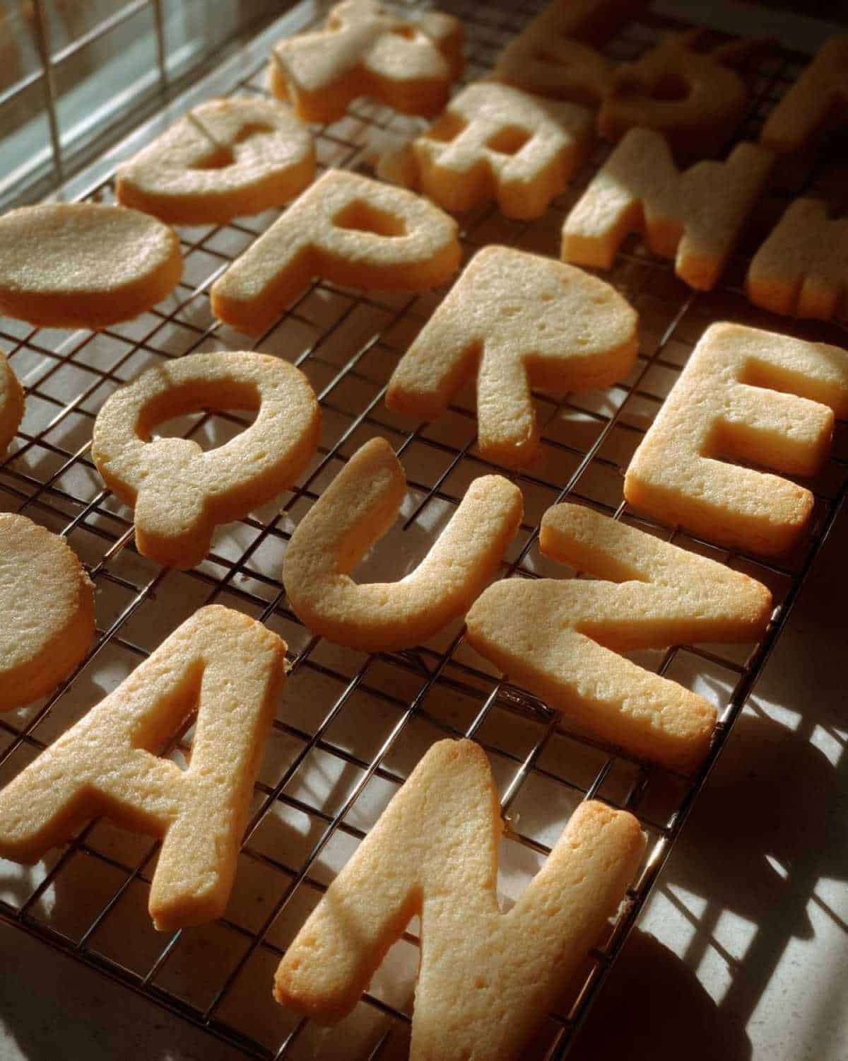 Alphabet & Number Sugar Cookies - detail 3