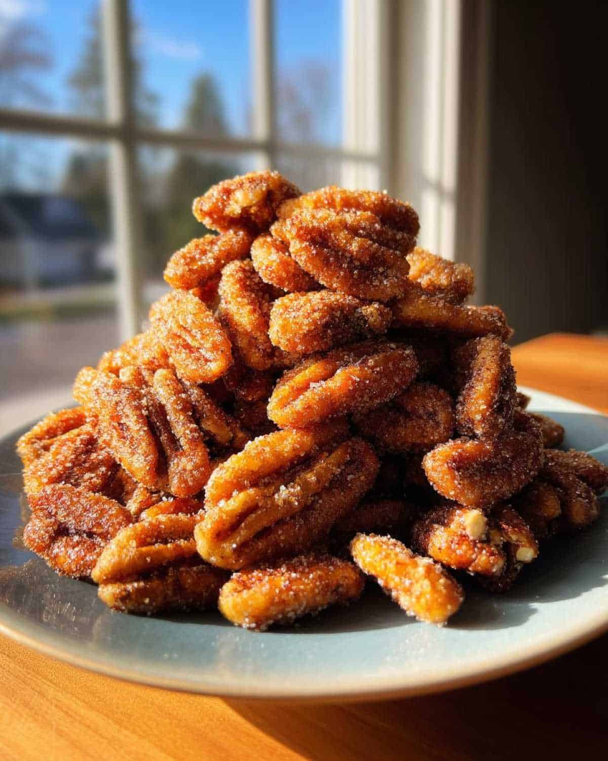 Cinnamon Sugar Roasted Pecans - detail 3