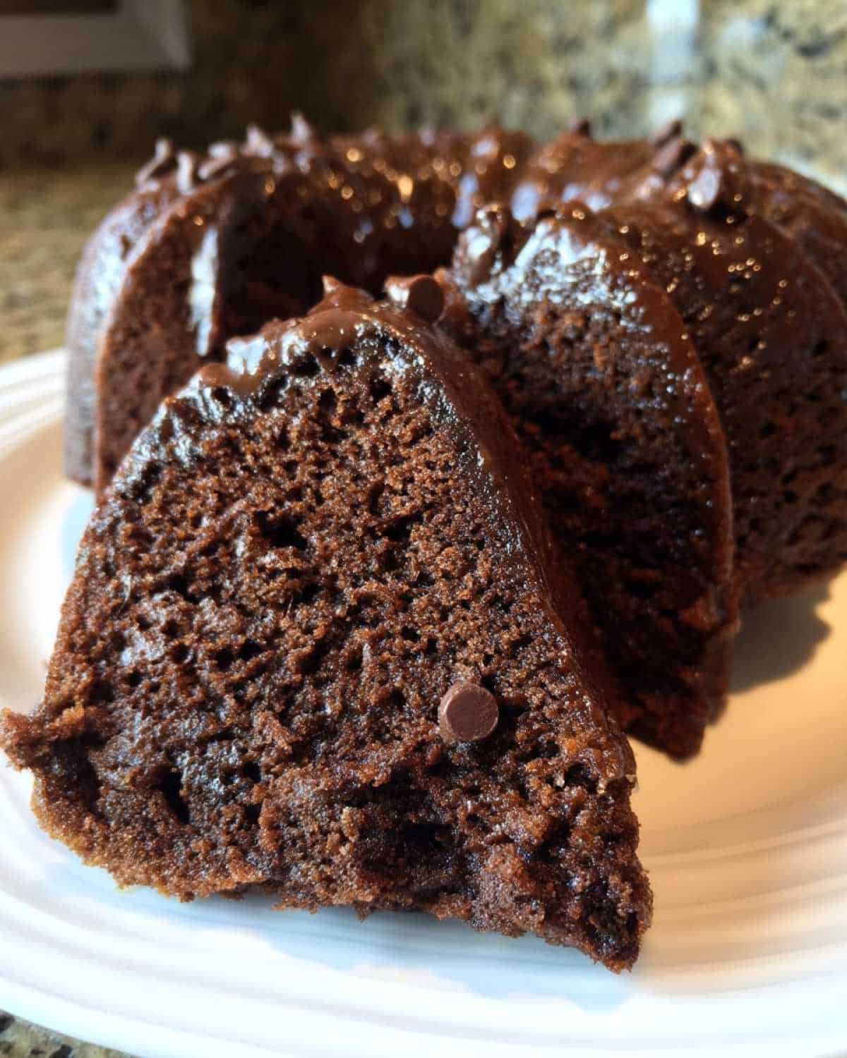 Viral Double Chocolate Zucchini Bundt Cake - detail 3