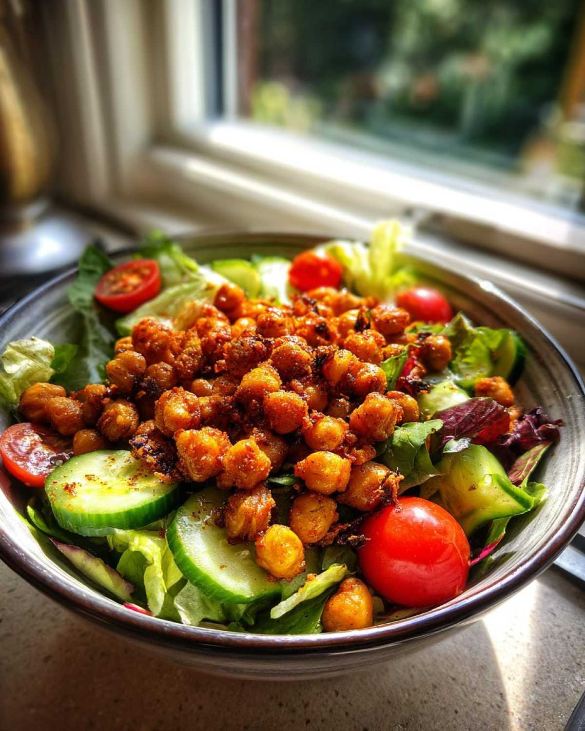 Crispy Chickpea Salad - detail 3