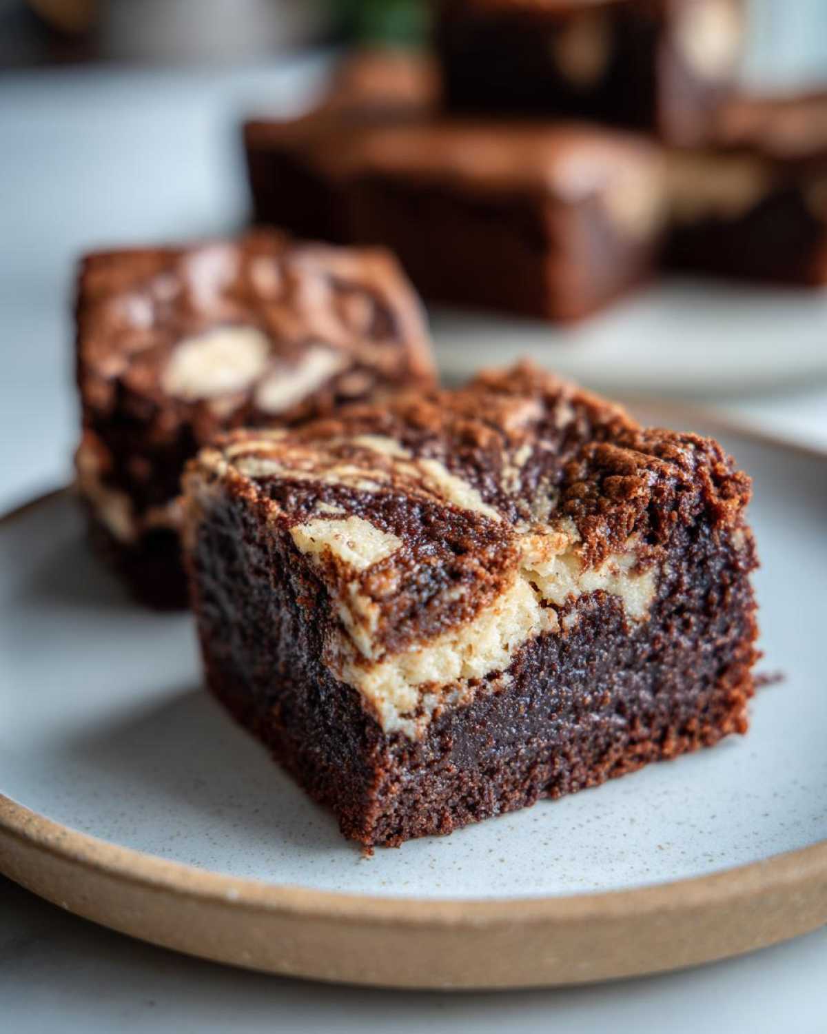 Tahini Swirl Brownies - detail 3