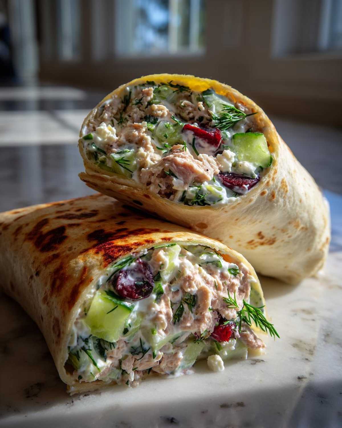 Greek tuna wrap - detail 3