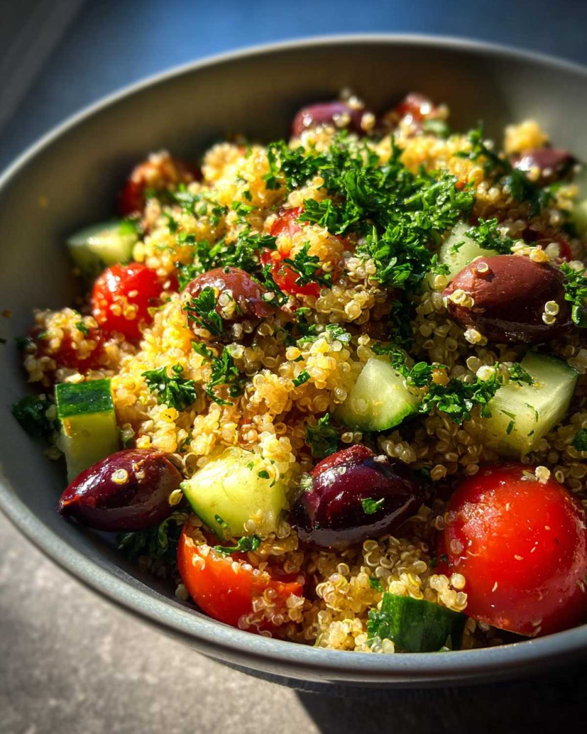 Mediterranean Quinoa Salad - detail 2