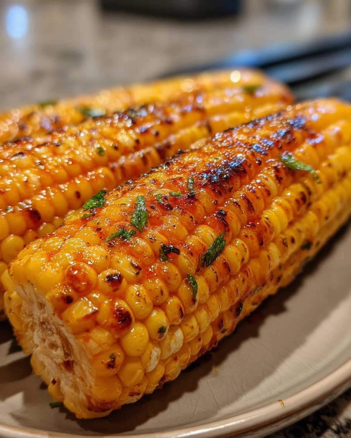 Grilled Corn on the Cob with Chili Lime Butter - detail 3