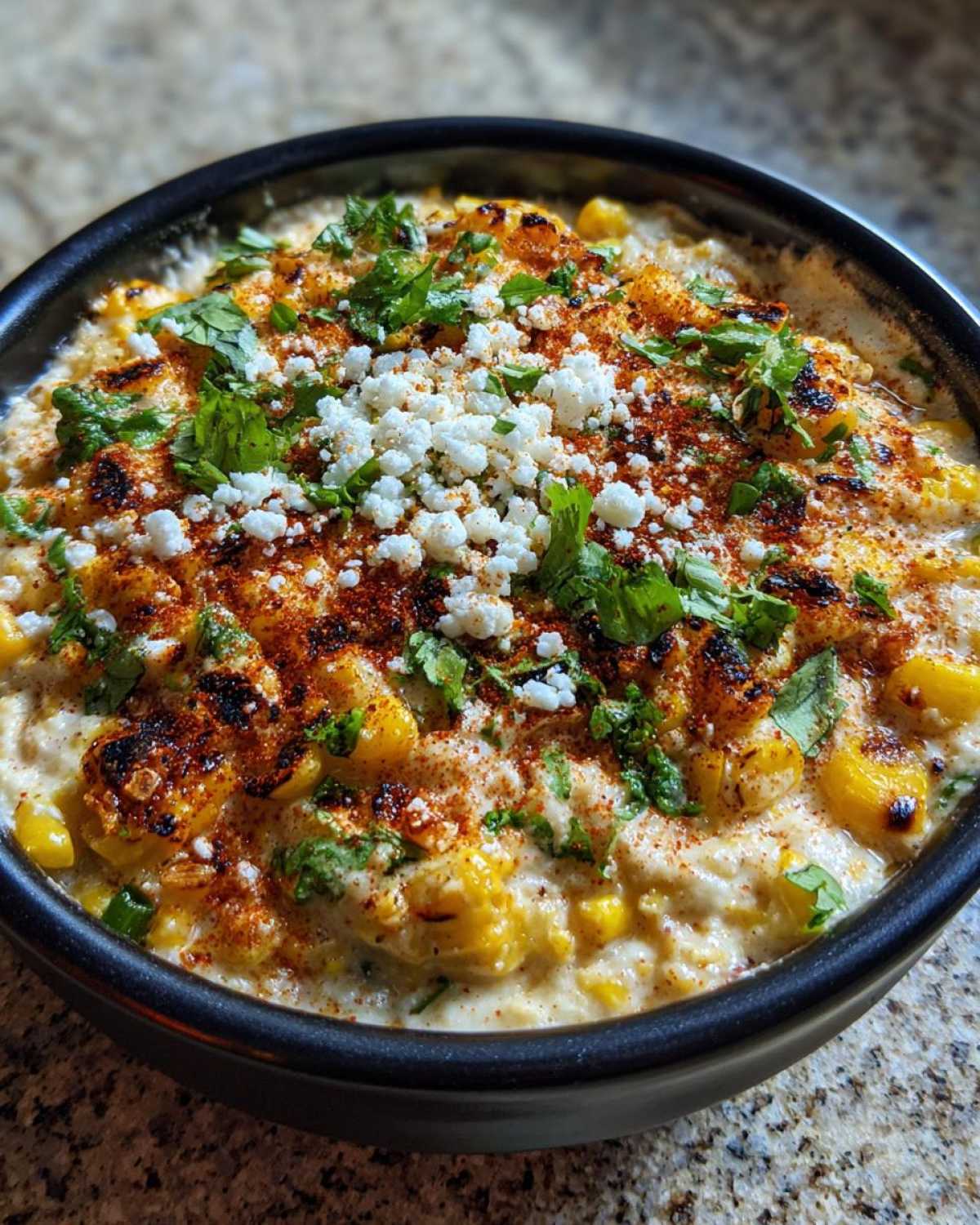 Mexican street corn dip - detail 2