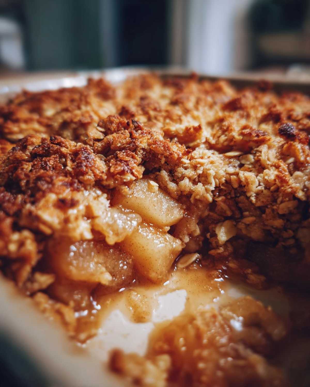 Spiced Pear Crisp - detail 3