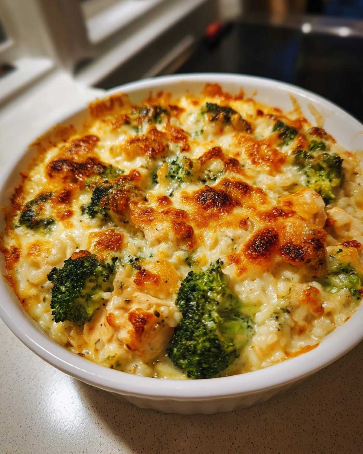 Slow Cooker Chicken Broccoli Rice Casserole - detail 2
