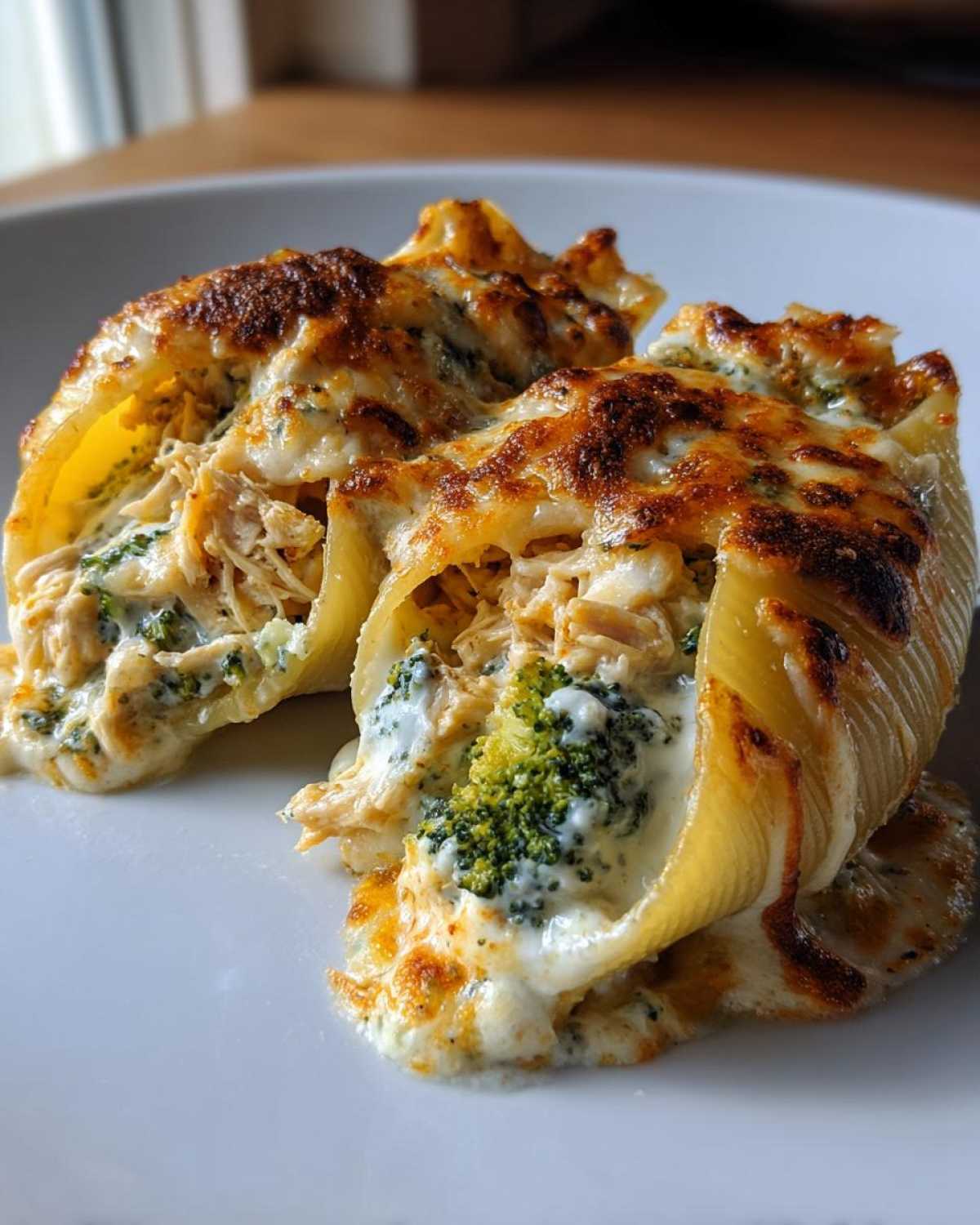Chicken & Broccoli Alfredo Stuffed Shells - detail 1