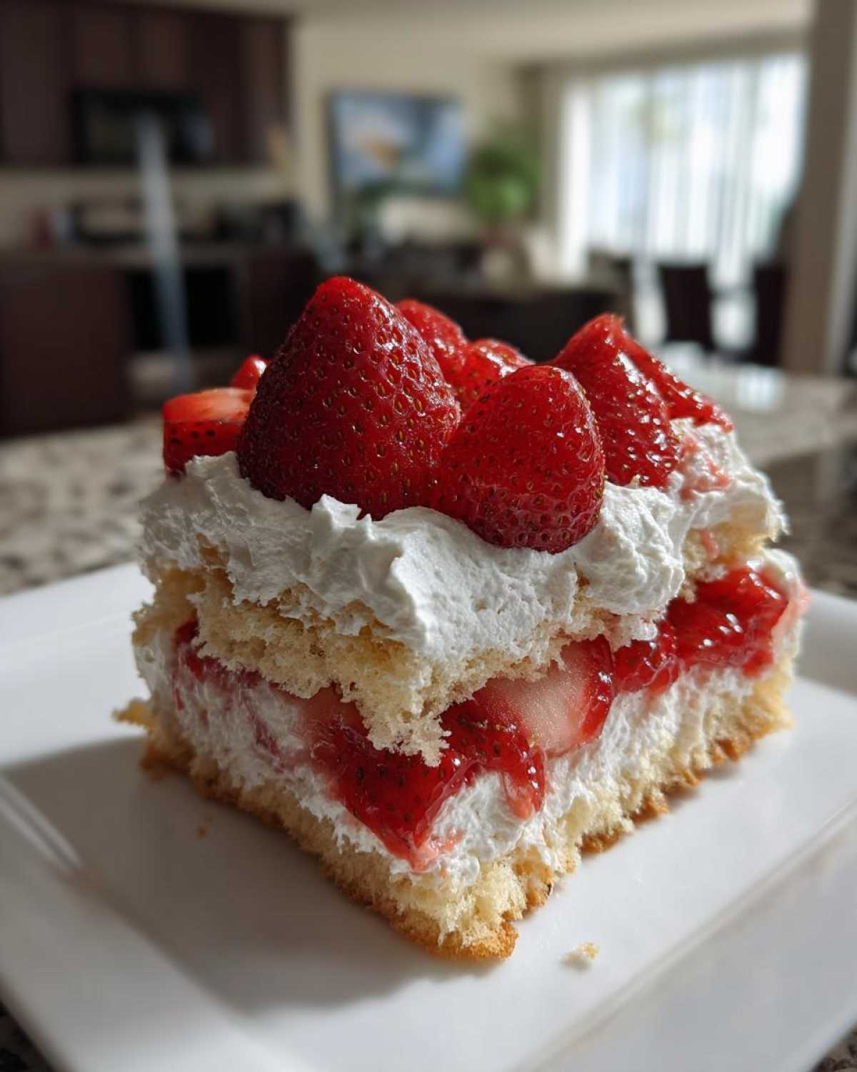 Classic Strawberry Shortcake with Whipped Cream - detail 1