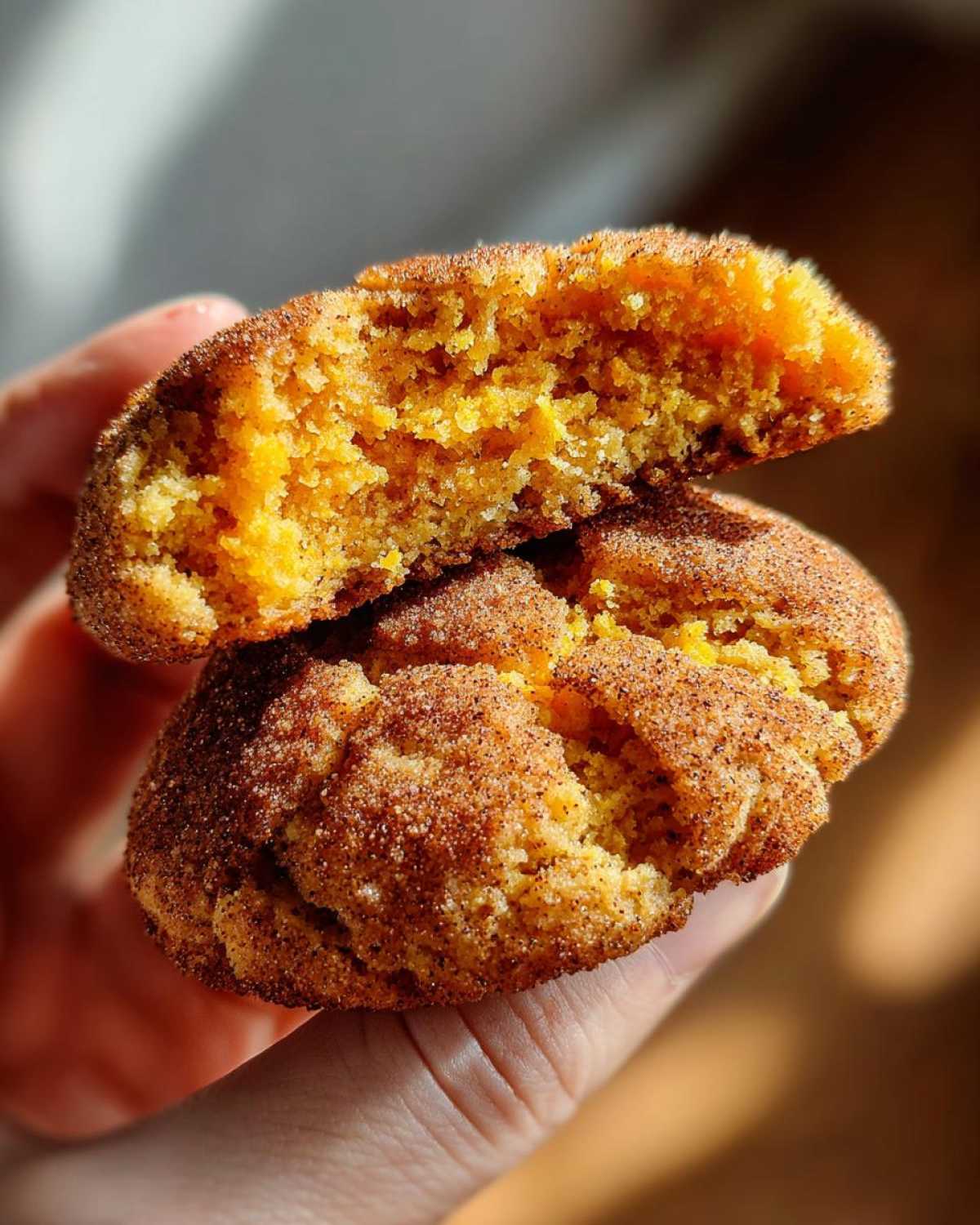 Pumpkin Snickerdoodle Cookies - detail 3