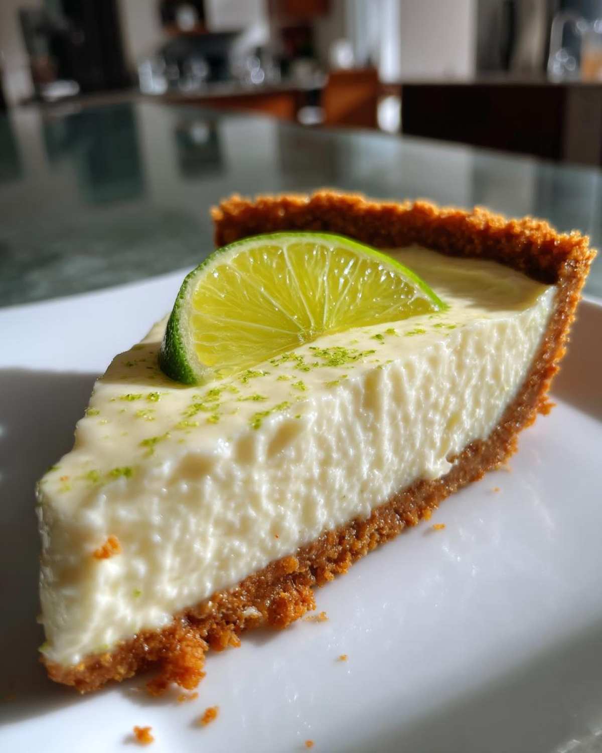 Tangy Key Lime Pie (Classic Baked Version) - detail 3