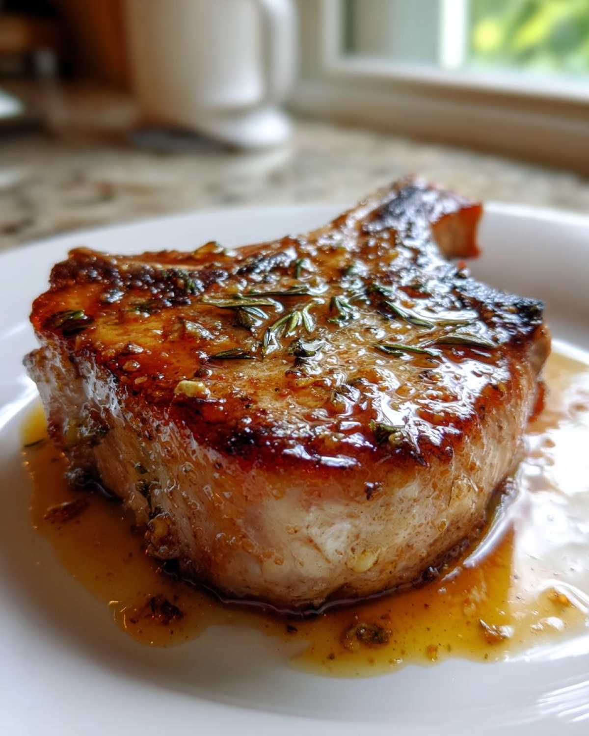 Apple Cider Glazed Pork Chops - detail 1