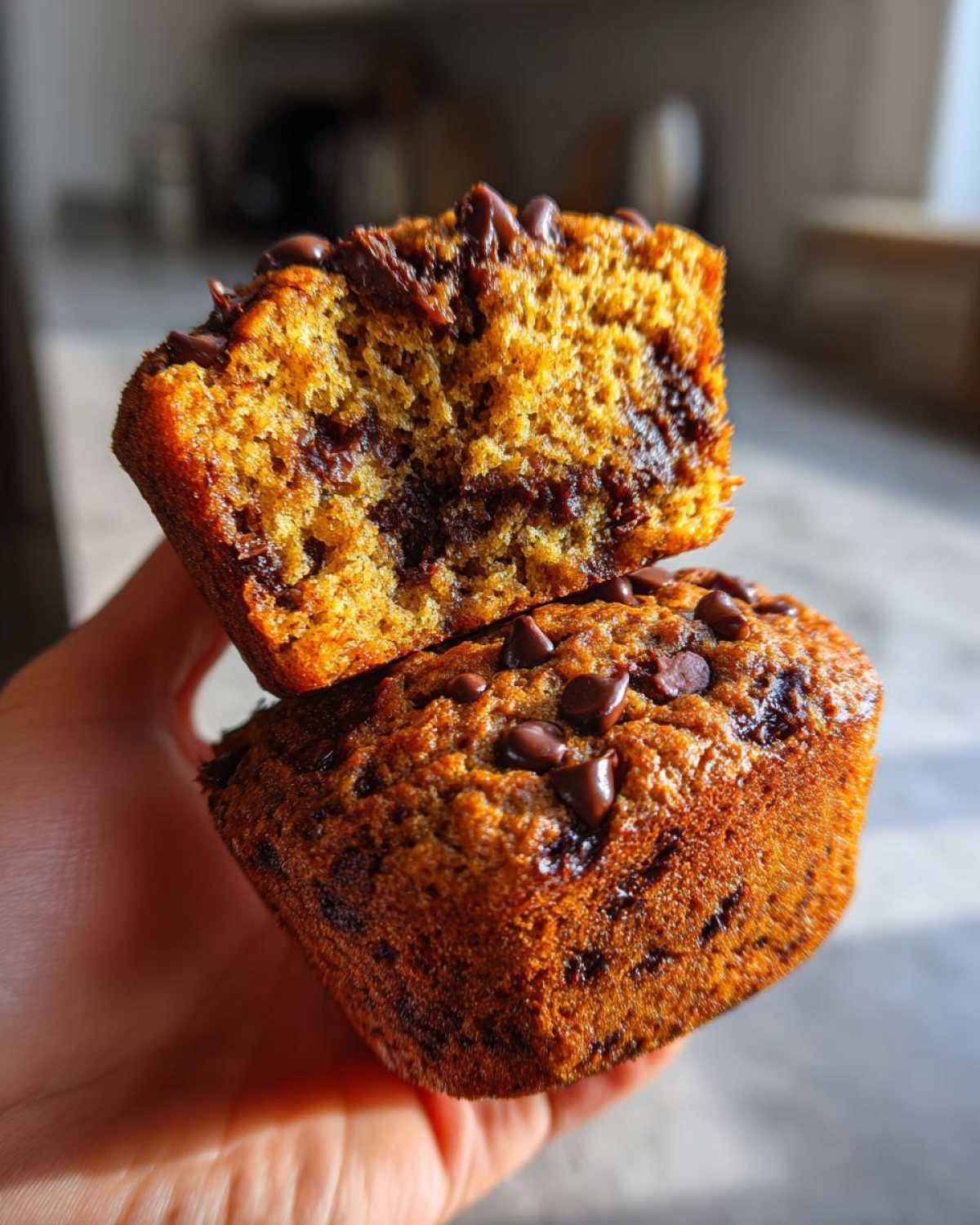 Vegan protein muffins - detail 1
