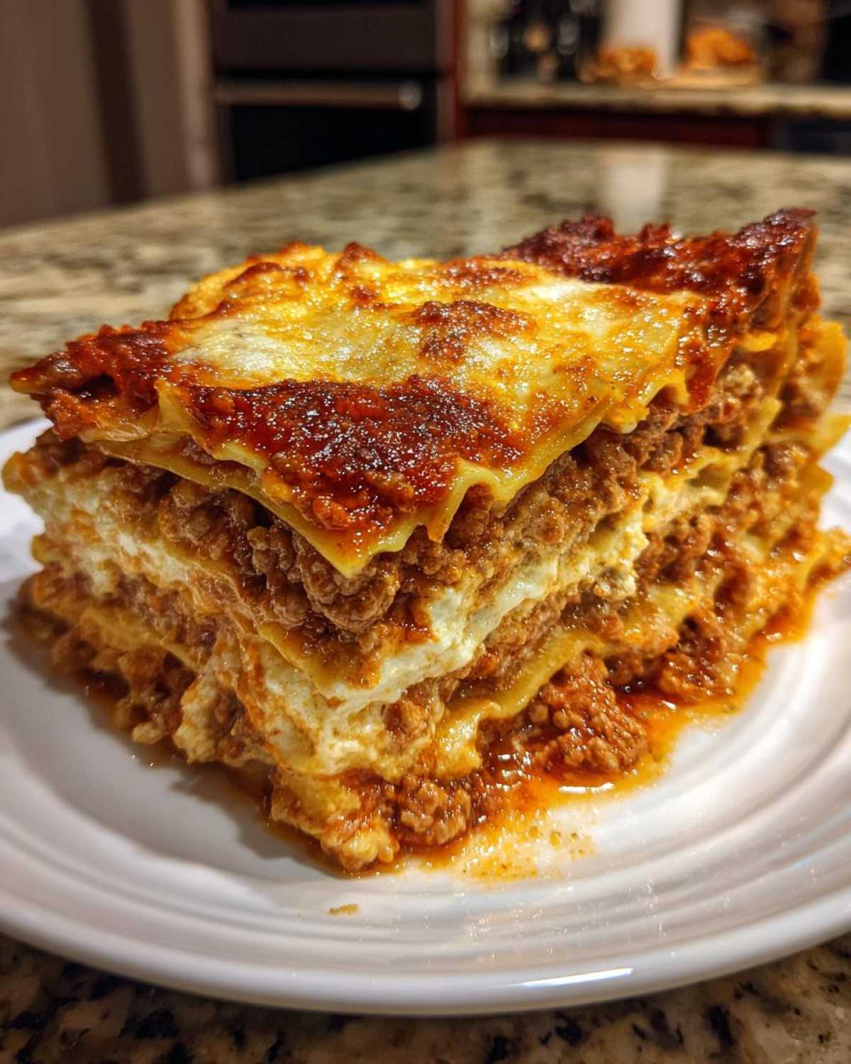 homemade lasagna - detail 3
