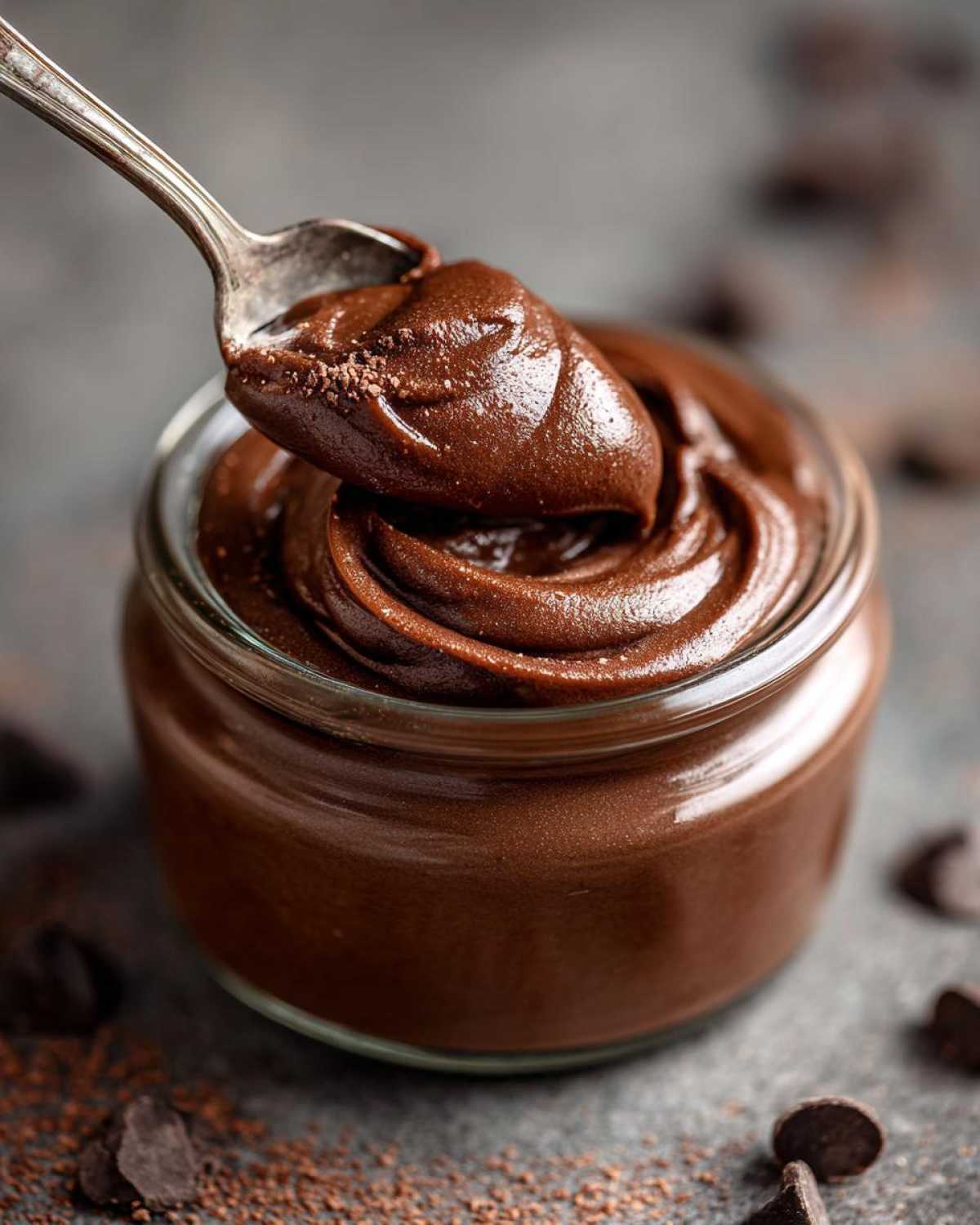 Vegan Chocolate Avocado Mousse - detail 1