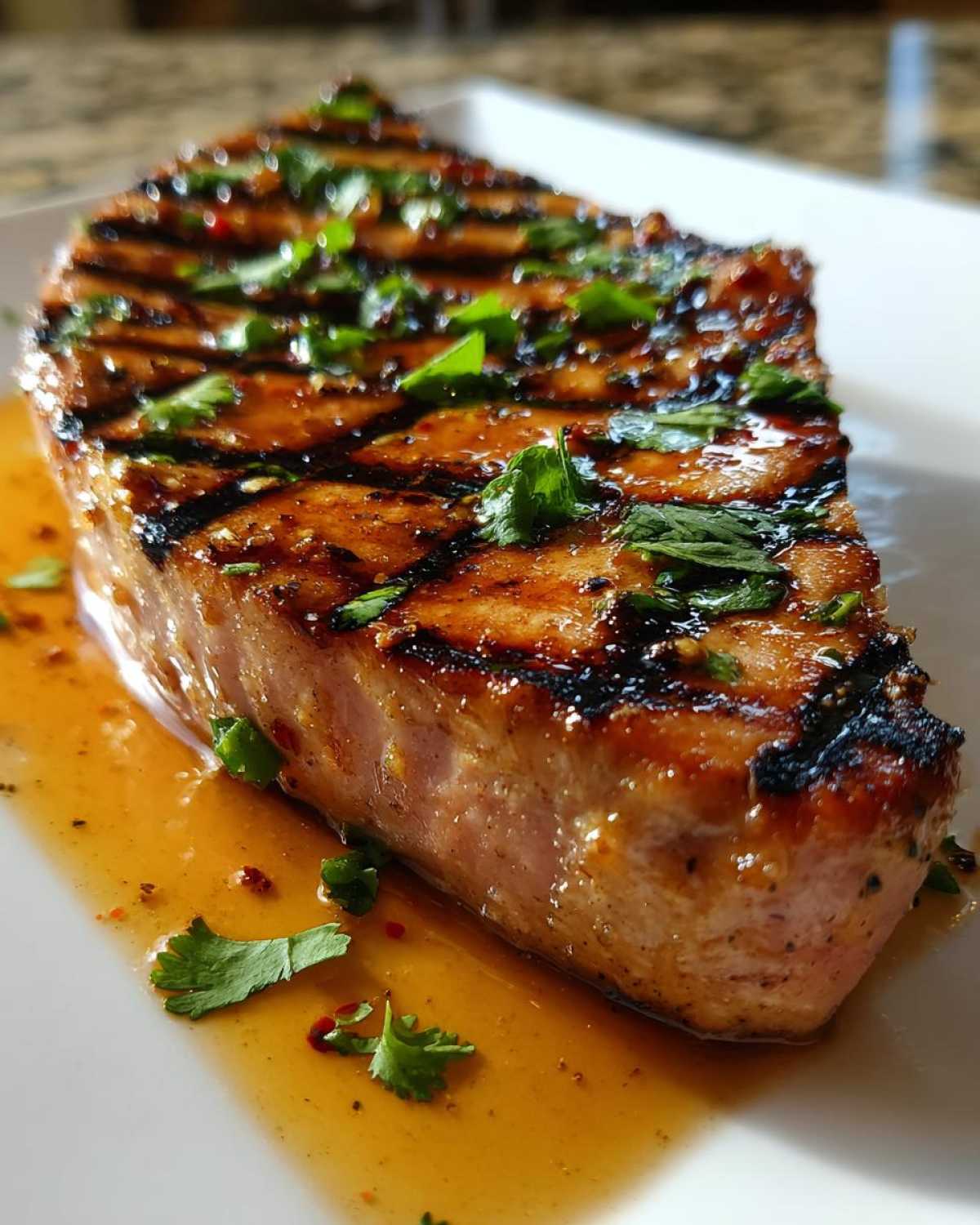 Grilled soy-ginger tuna steak - detail 4