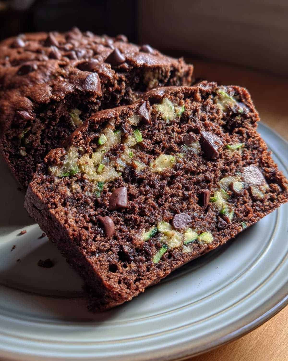 Triple Chocolate Zucchini Bread - detail 2
