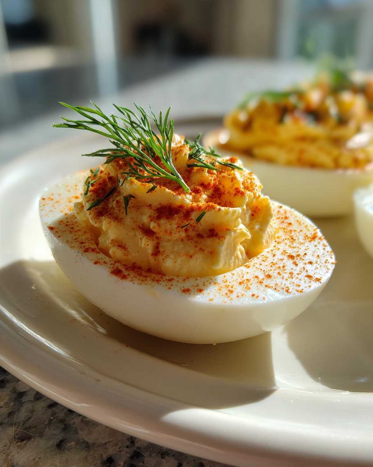 Deviled eggs platter - detail 3