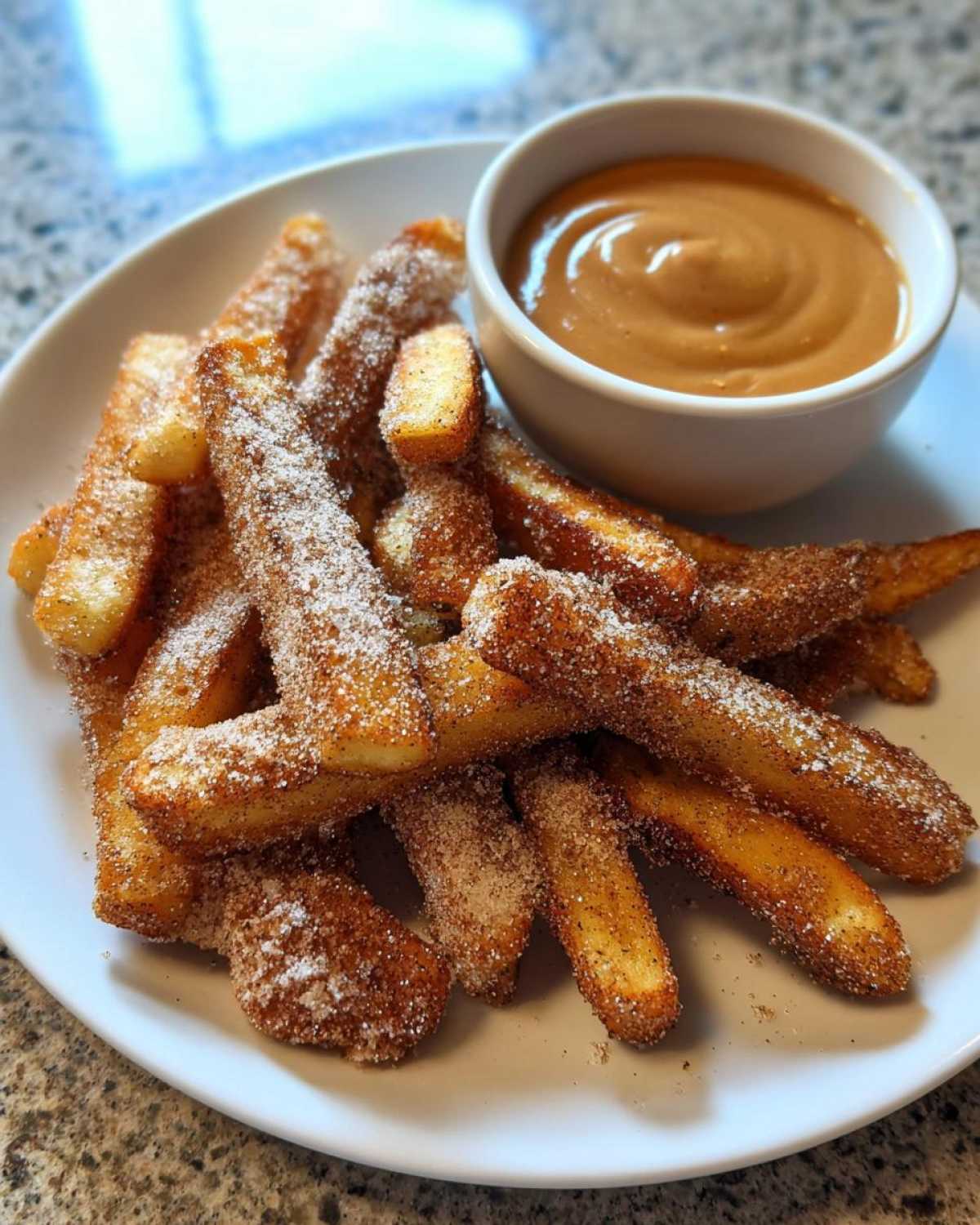 Apple Fries with Caramel Cream Dip - detail 1