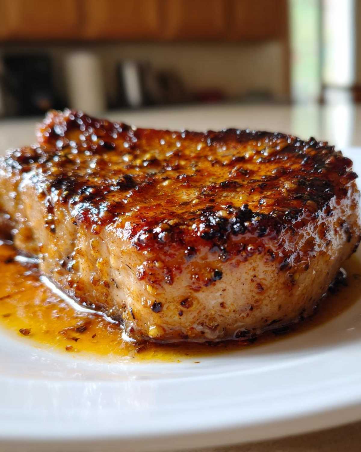 Apple Cider Glazed Pork Chops - detail 2