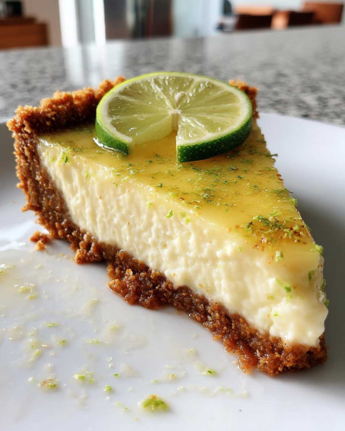 Tangy Key Lime Pie (Classic Baked Version) - detail 2