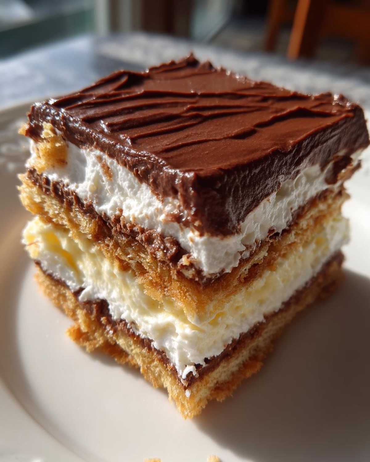 No-Bake Chocolate Eclair Cake Dessert - detail 2